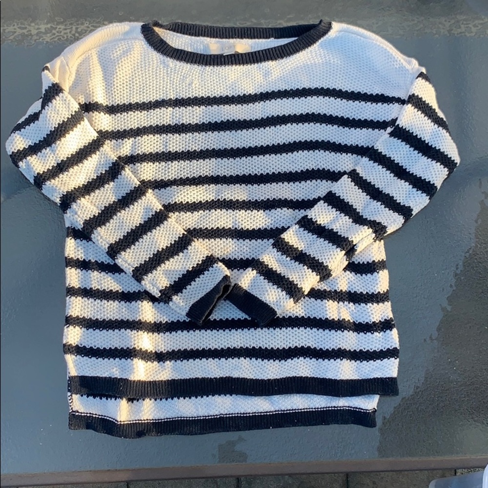 Loft Womens Striped Sweater